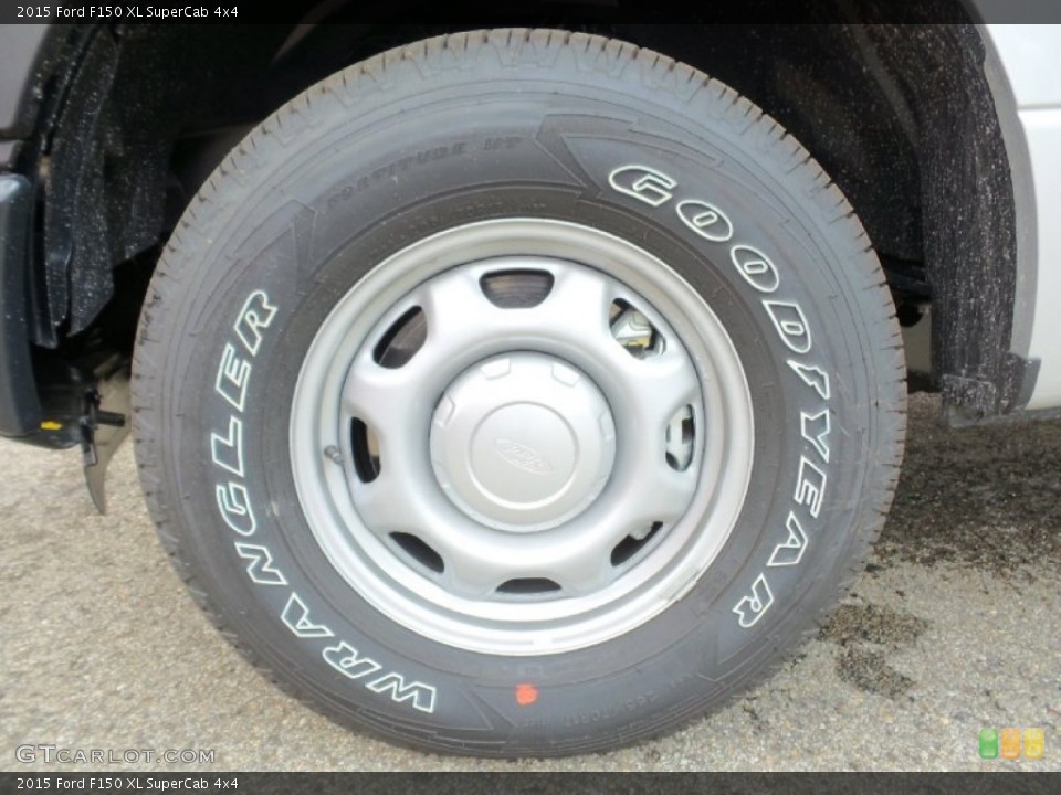 2015 Ford F150 XL SuperCab 4x4 Wheel and Tire Photo #106095934