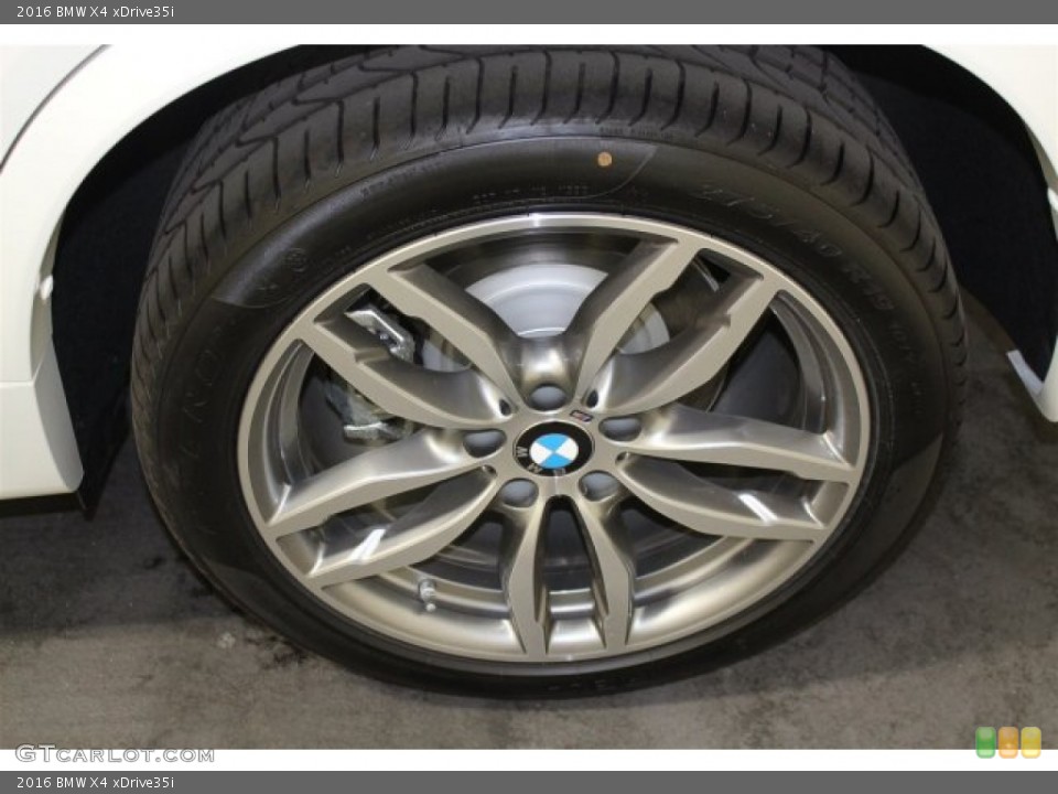 2016 BMW X4 xDrive35i Wheel and Tire Photo #106098328