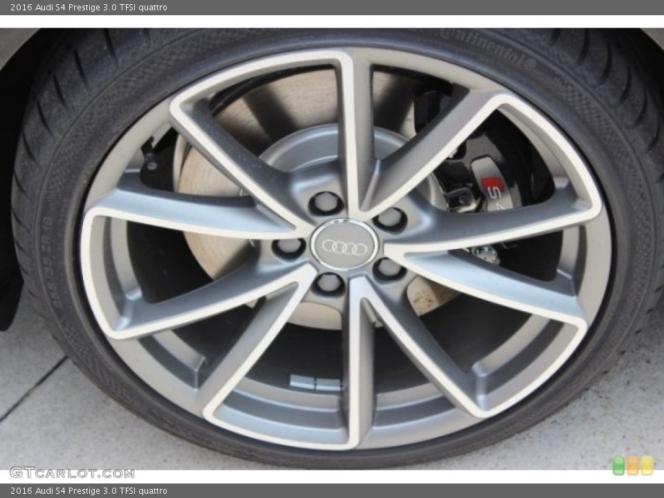 2016 Audi S4 Prestige 3.0 TFSI quattro Wheel and Tire Photo #106120213