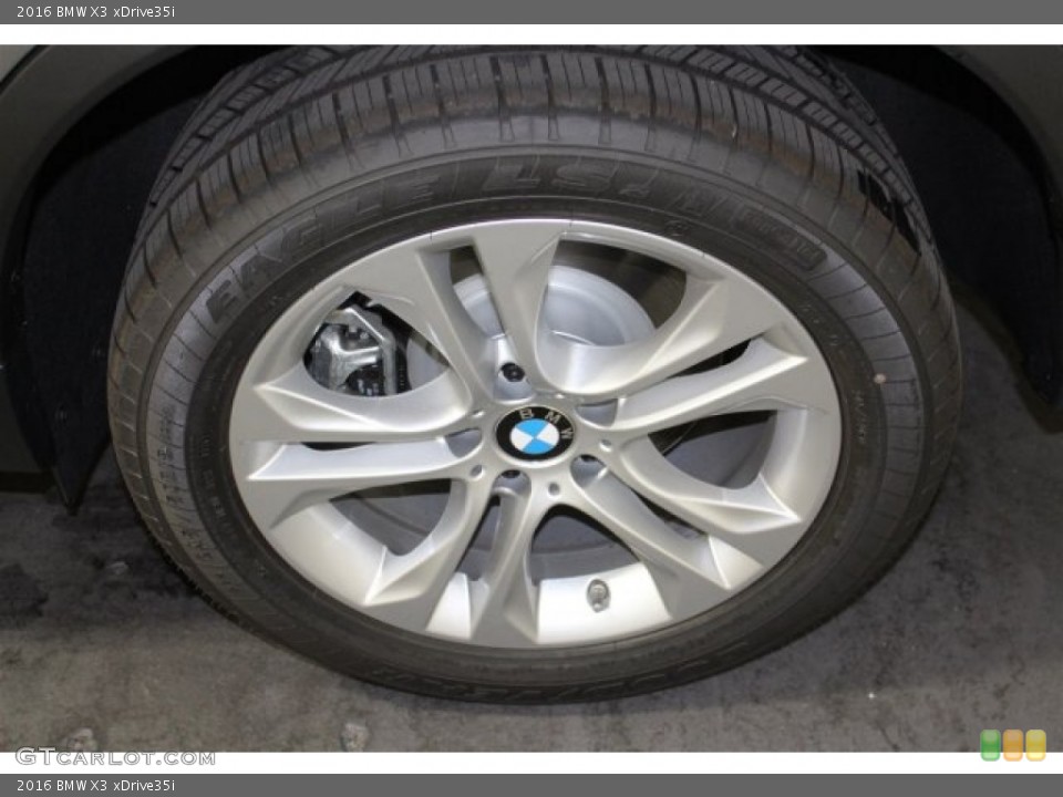 2016 BMW X3 xDrive35i Wheel and Tire Photo #106133230