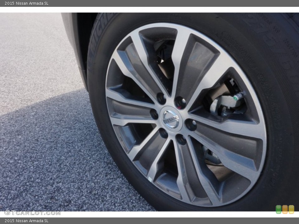 2015 Nissan Armada SL Wheel and Tire Photo #106134916