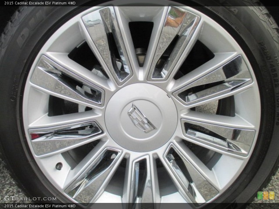 2015 Cadillac Escalade ESV Platinum 4WD Wheel and Tire Photo #106168822
