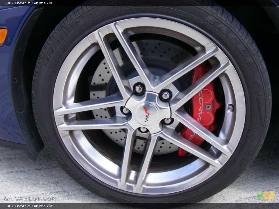 2007 Chevrolet Corvette Z06 Wheel and Tire Photo #10619636