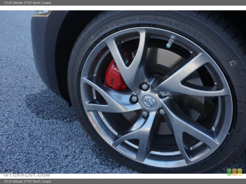 2016 Nissan 370Z Sport Coupe Wheel and Tire Photo #106198406