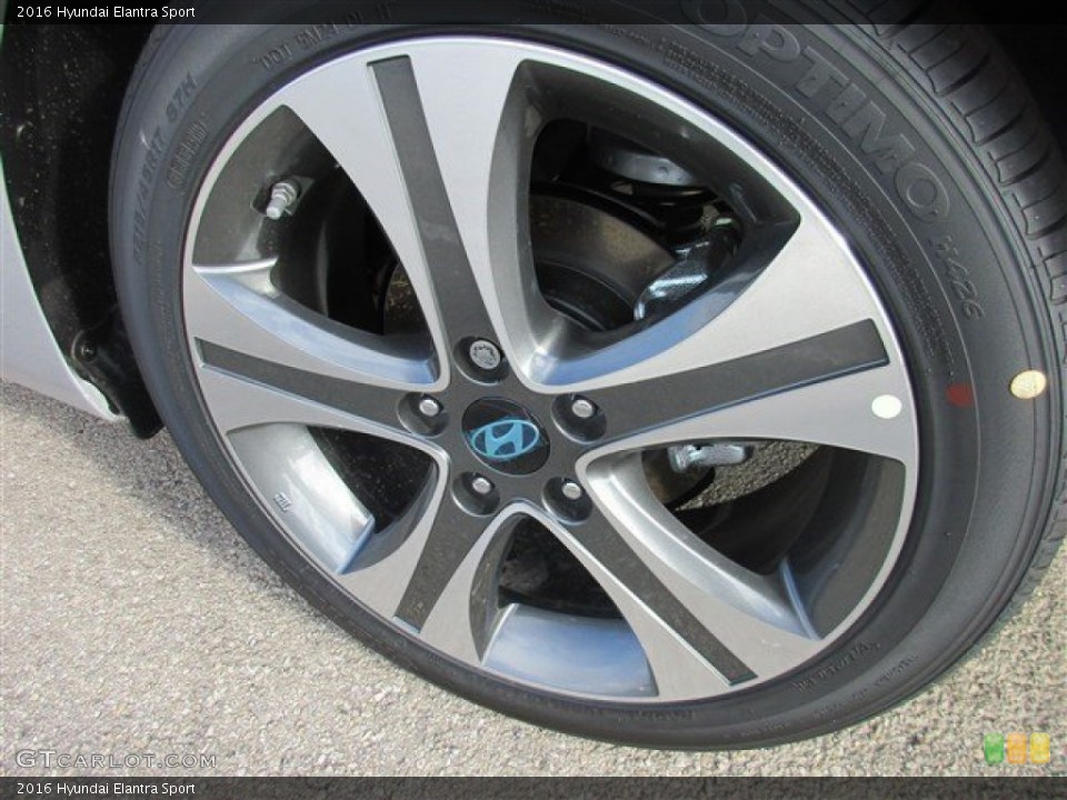 2016 Hyundai Elantra Sport Wheel and Tire Photo #106213903