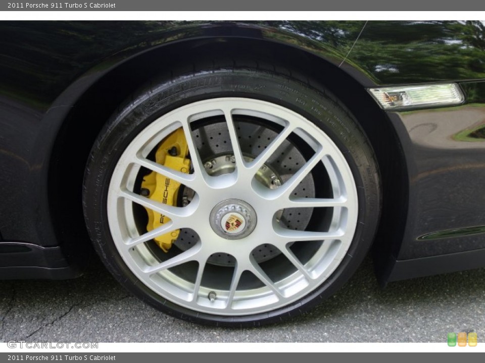 2011 Porsche 911 Turbo S Cabriolet Wheel and Tire Photo #106217608
