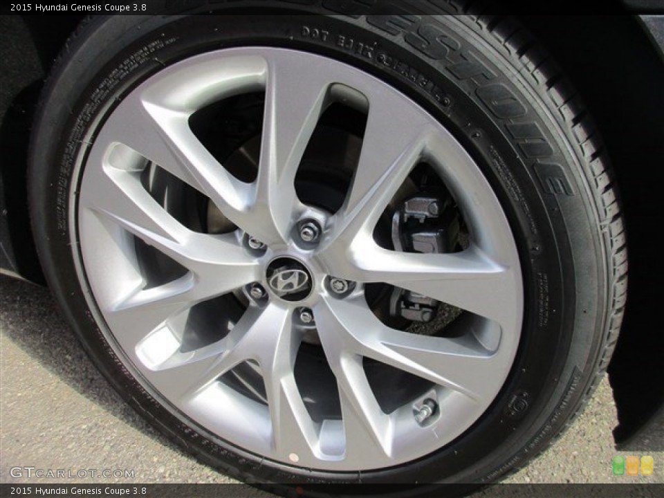 2015 Hyundai Genesis Coupe 3.8 Wheel and Tire Photo #106223660