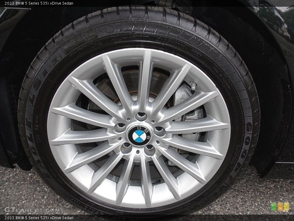 2013 BMW 5 Series 535i xDrive Sedan Wheel and Tire Photo #106257603