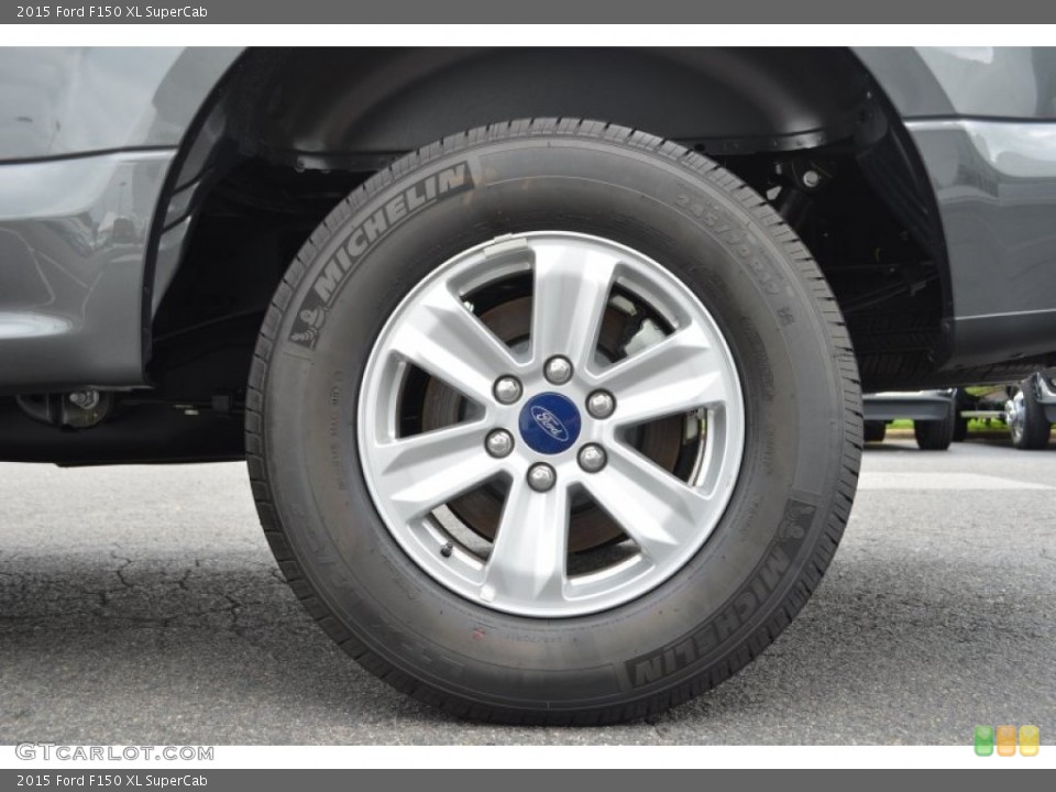 2015 Ford F150 XL SuperCab Wheel and Tire Photo #106257612