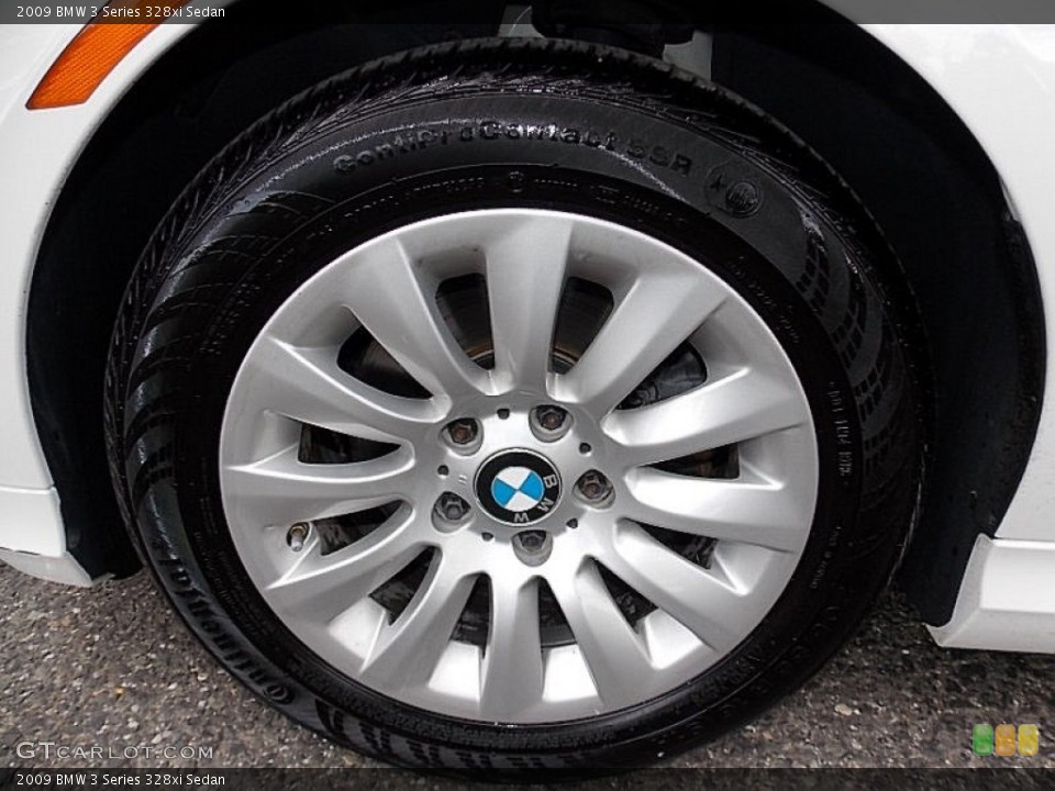 2009 BMW 3 Series 328xi Sedan Wheel and Tire Photo #106258449