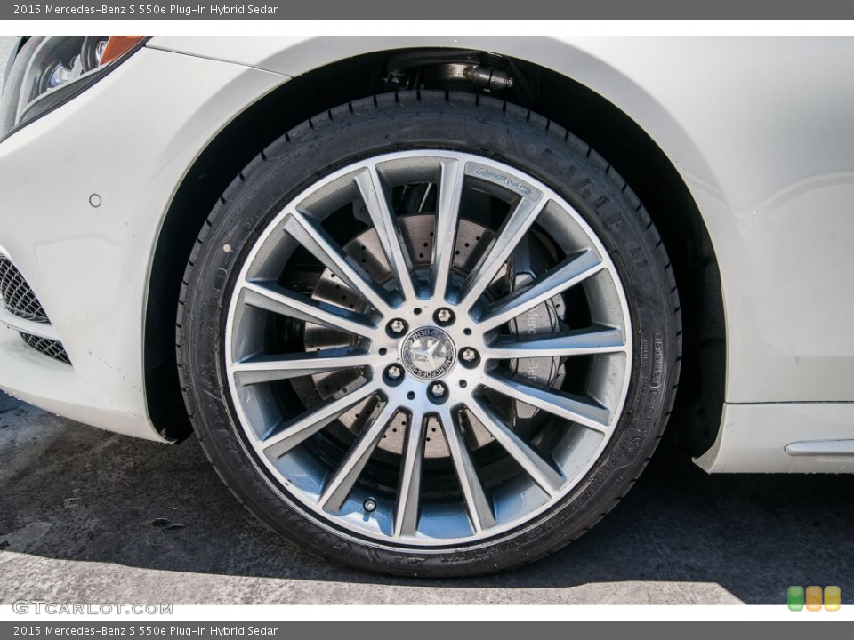 2015 Mercedes-Benz S 550e Plug-In Hybrid Sedan Wheel and Tire Photo #106266488