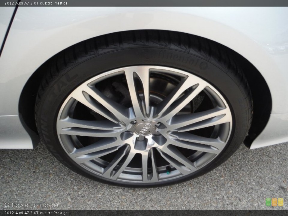 2012 Audi A7 3.0T quattro Prestige Wheel and Tire Photo #106268465