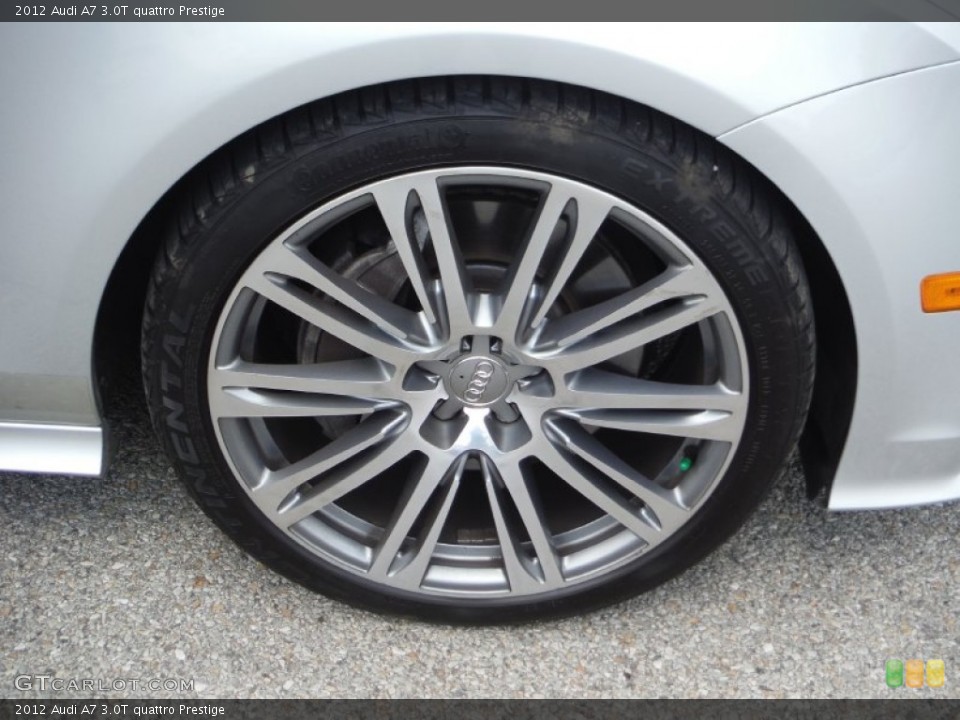 2012 Audi A7 3.0T quattro Prestige Wheel and Tire Photo #106268822