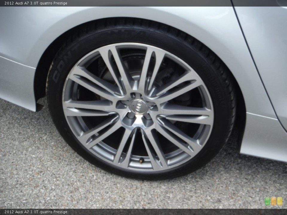 2012 Audi A7 3.0T quattro Prestige Wheel and Tire Photo #106268849