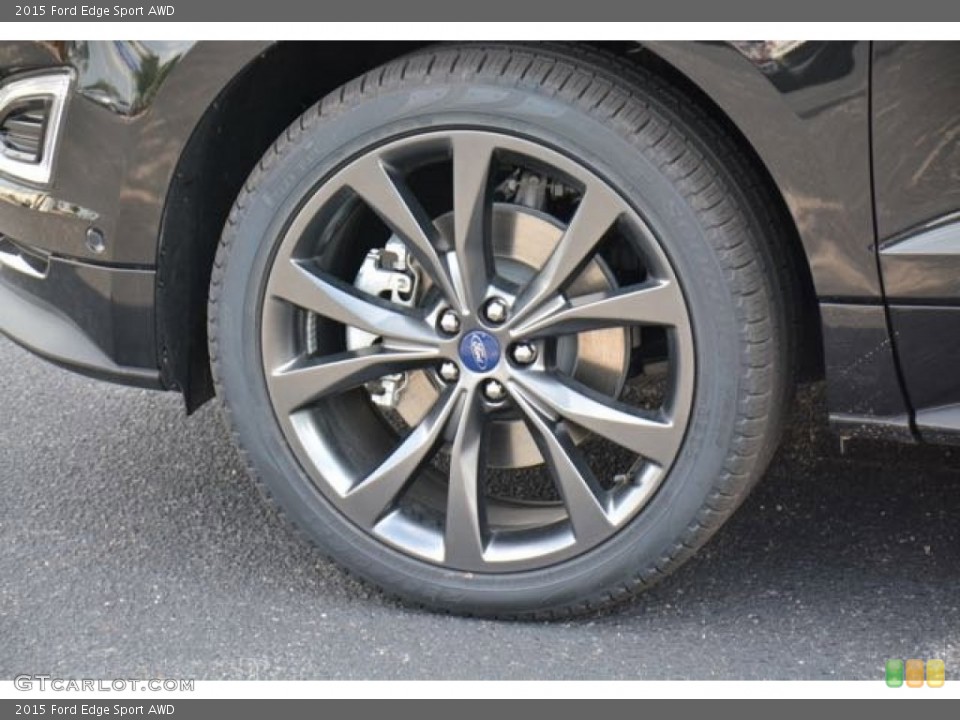 2015 Ford Edge Sport AWD Wheel and Tire Photo #106279097