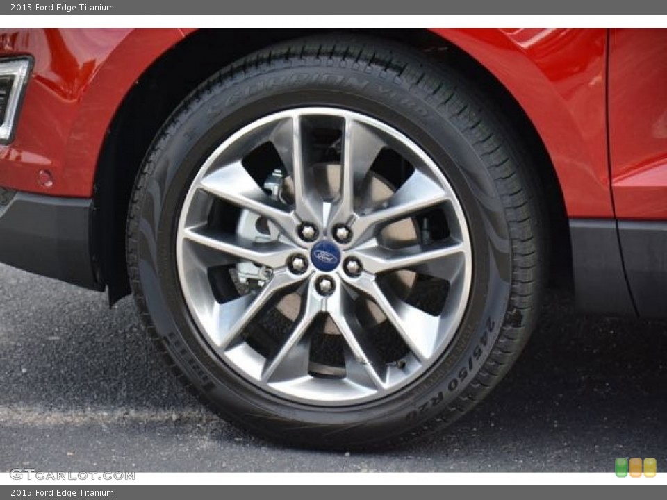 2015 Ford Edge Titanium Wheel and Tire Photo #106279654