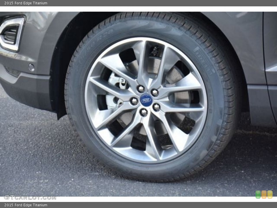 2015 Ford Edge Titanium Wheel and Tire Photo #106282466