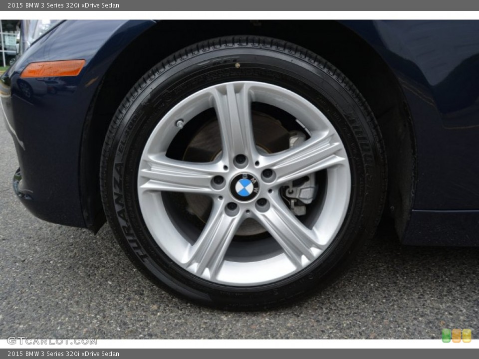 2015 BMW 3 Series 320i xDrive Sedan Wheel and Tire Photo #106283508