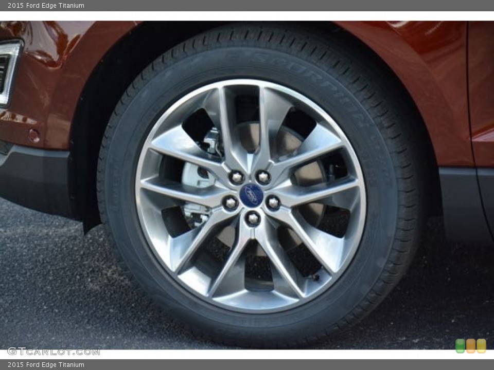 2015 Ford Edge Titanium Wheel and Tire Photo #106283523
