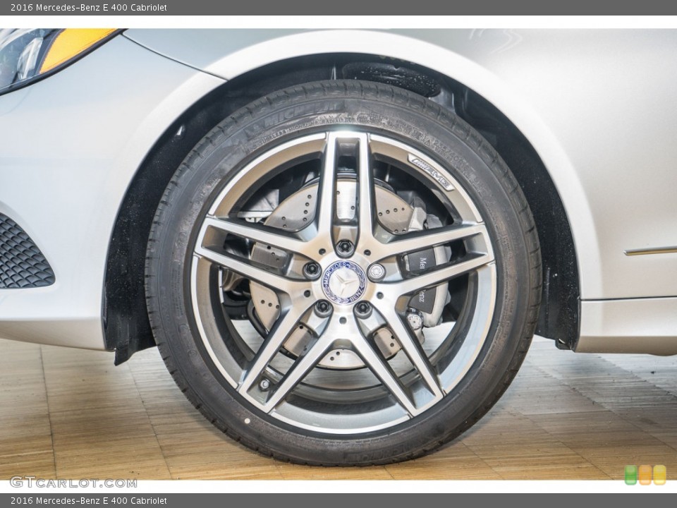 2016 Mercedes-Benz E 400 Cabriolet Wheel and Tire Photo #106287241