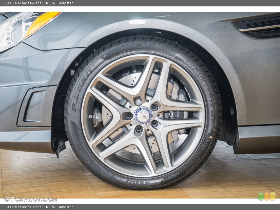 2016 Mercedes-Benz SLK 350 Roadster Wheel and Tire Photo #106287656