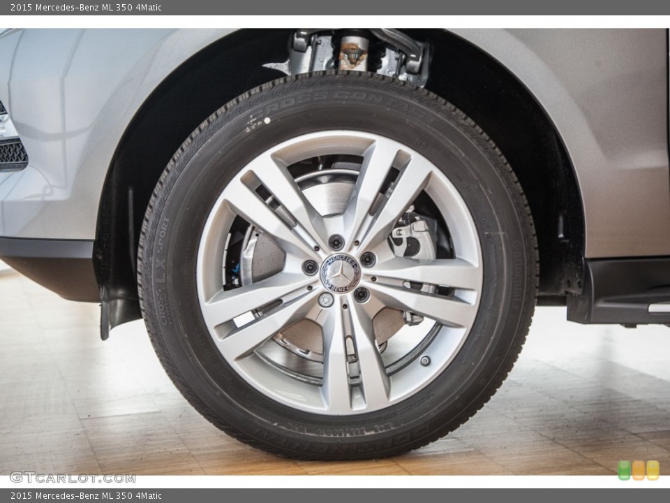 2015 Mercedes-Benz ML 350 4Matic Wheel and Tire Photo #106291925