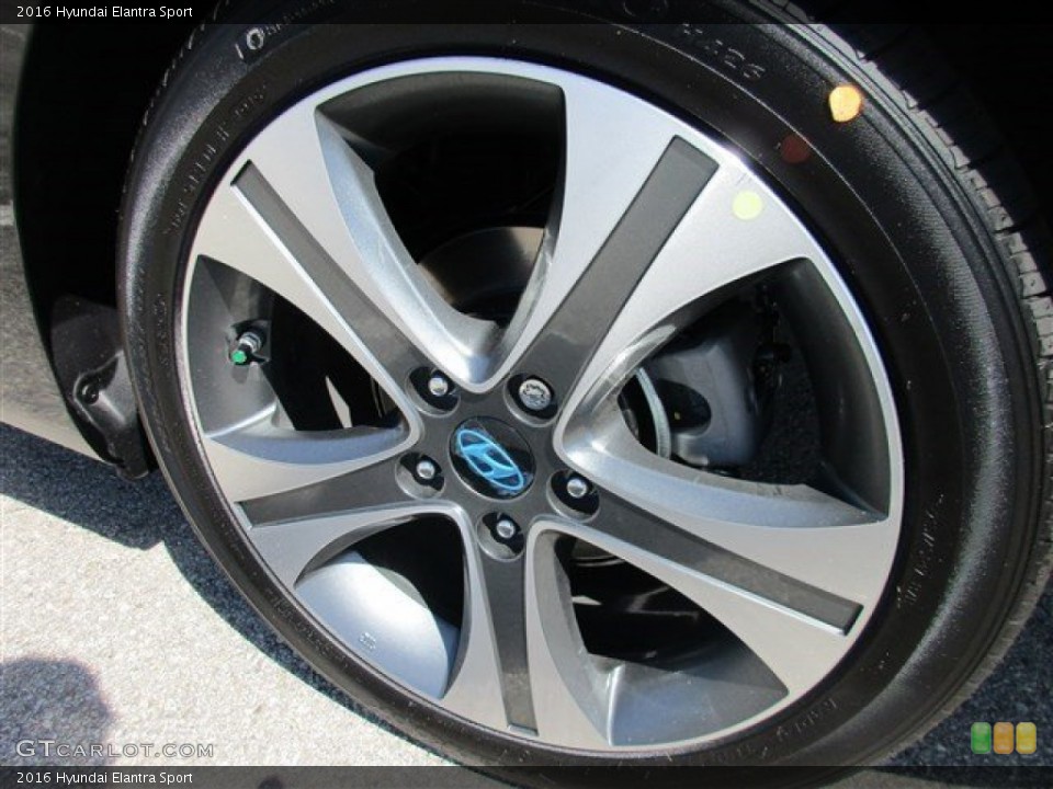 2016 Hyundai Elantra Sport Wheel and Tire Photo #106308614