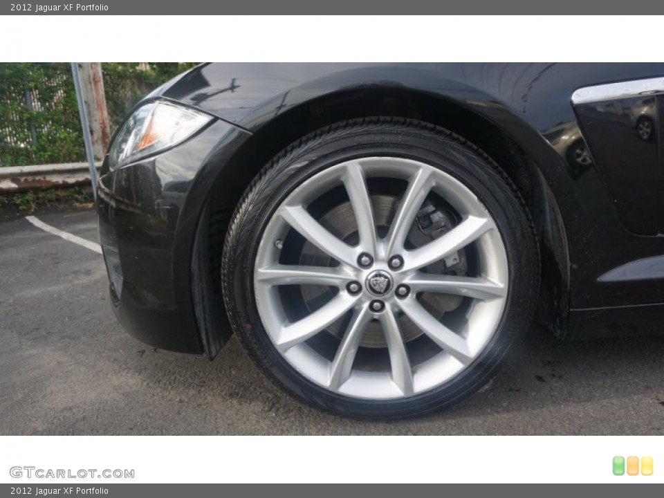 2012 Jaguar XF Portfolio Wheel and Tire Photo #106329269