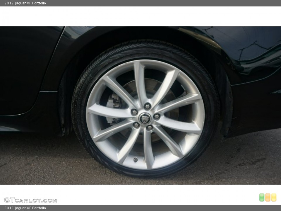 2012 Jaguar XF Portfolio Wheel and Tire Photo #106329275