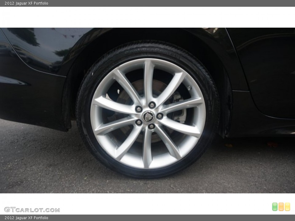 2012 Jaguar XF Portfolio Wheel and Tire Photo #106329281