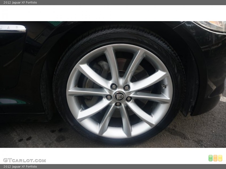 2012 Jaguar XF Portfolio Wheel and Tire Photo #106329290