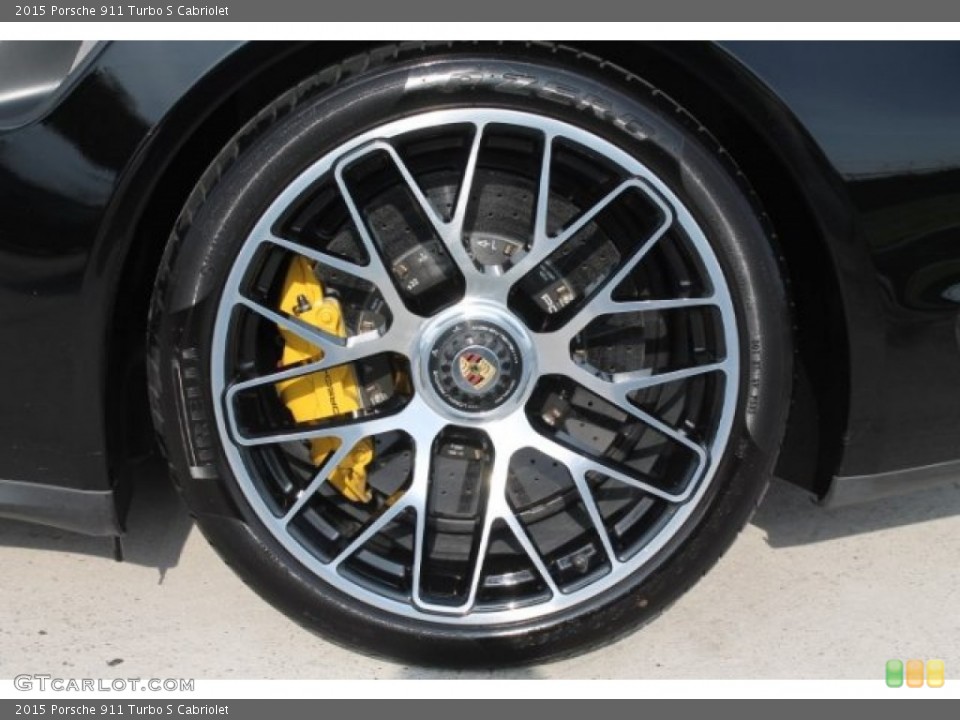 2015 Porsche 911 Turbo S Cabriolet Wheel and Tire Photo #106337744
