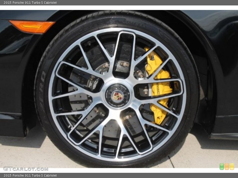 2015 Porsche 911 Turbo S Cabriolet Wheel and Tire Photo #106337753