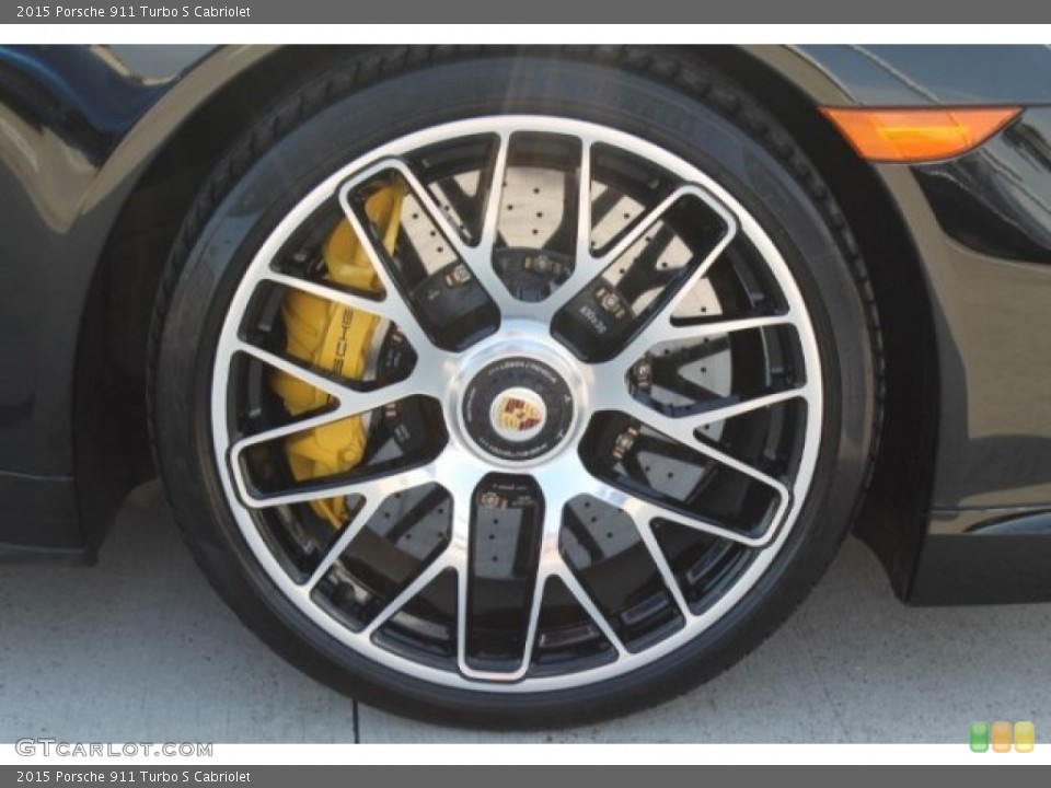 2015 Porsche 911 Turbo S Cabriolet Wheel and Tire Photo #106337765