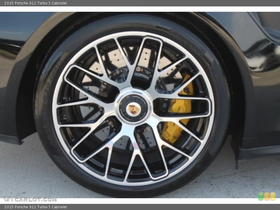 2015 Porsche 911 Turbo S Cabriolet Wheel and Tire Photo #106337774
