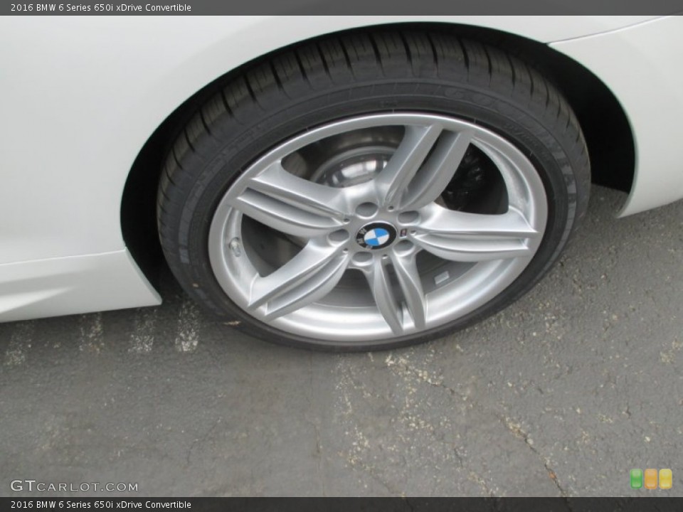 2016 BMW 6 Series 650i xDrive Convertible Wheel and Tire Photo #106337909