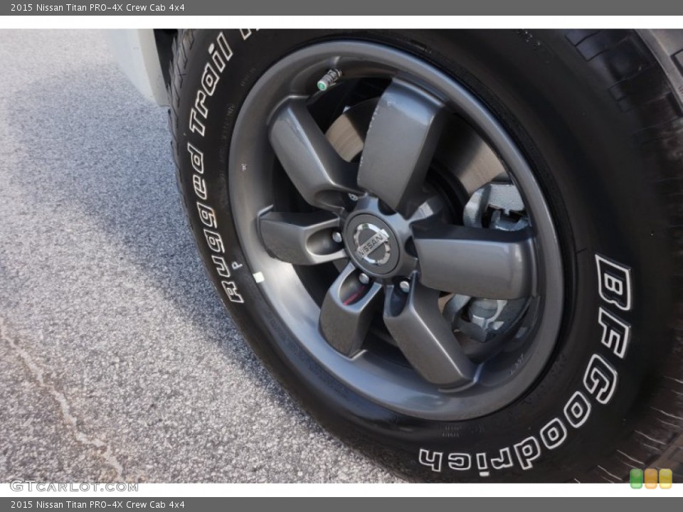 2015 Nissan Titan PRO-4X Crew Cab 4x4 Wheel and Tire Photo #106371149