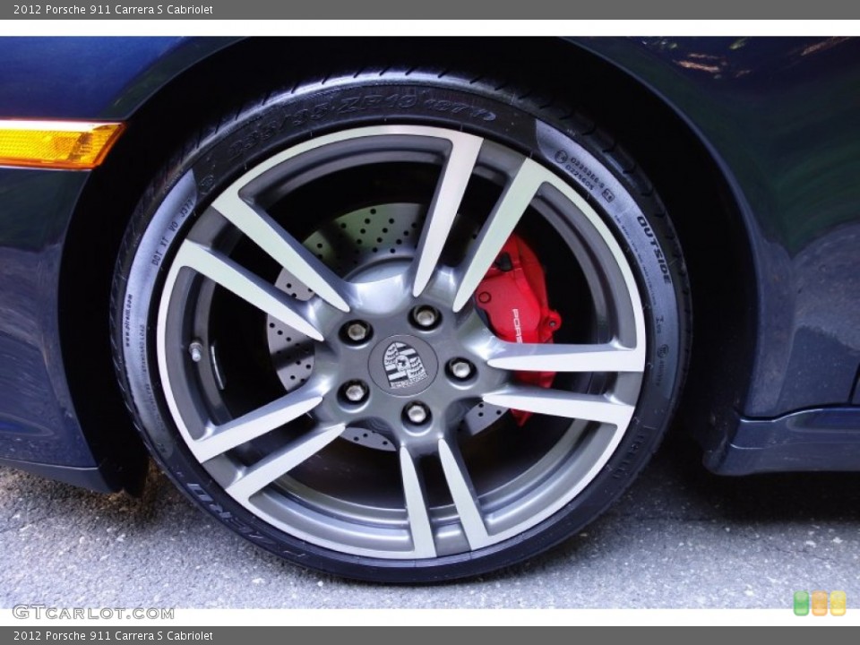 2012 Porsche 911 Carrera S Cabriolet Wheel and Tire Photo #106374299