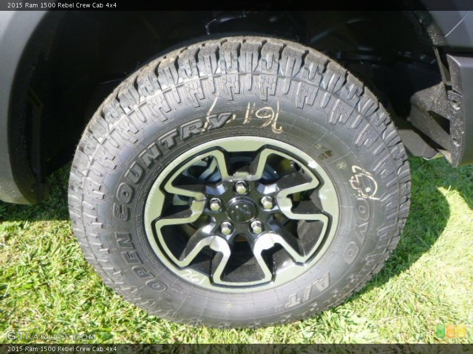 2015 Ram 1500 Rebel Crew Cab 4x4 Wheel and Tire Photo #106383767