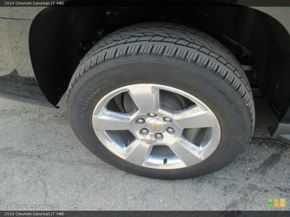2016 Chevrolet Suburban LT 4WD Wheel and Tire Photo #106390547