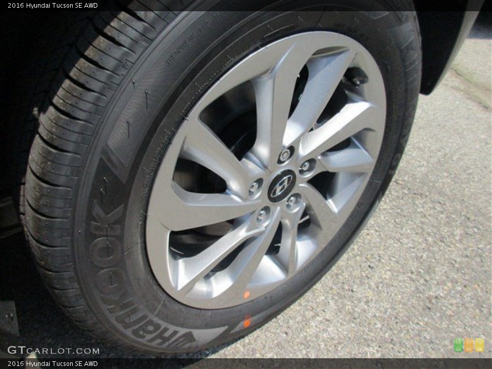 2016 Hyundai Tucson SE AWD Wheel and Tire Photo #106410026