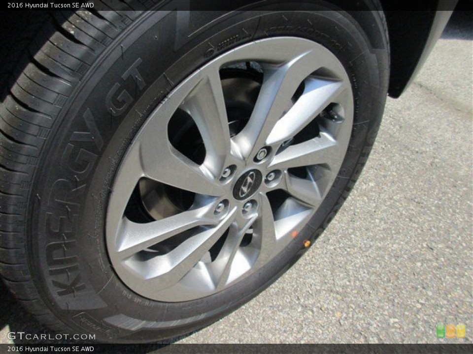 2016 Hyundai Tucson SE AWD Wheel and Tire Photo #106410192