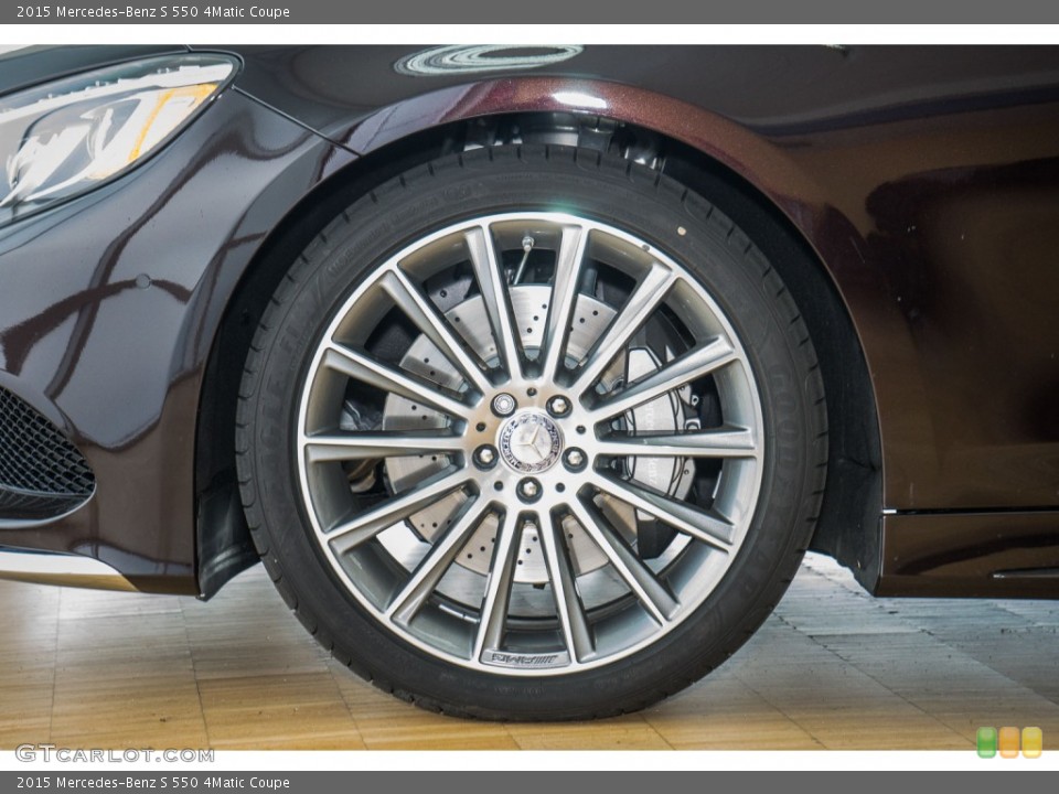 2015 Mercedes-Benz S 550 4Matic Coupe Wheel and Tire Photo #106546741