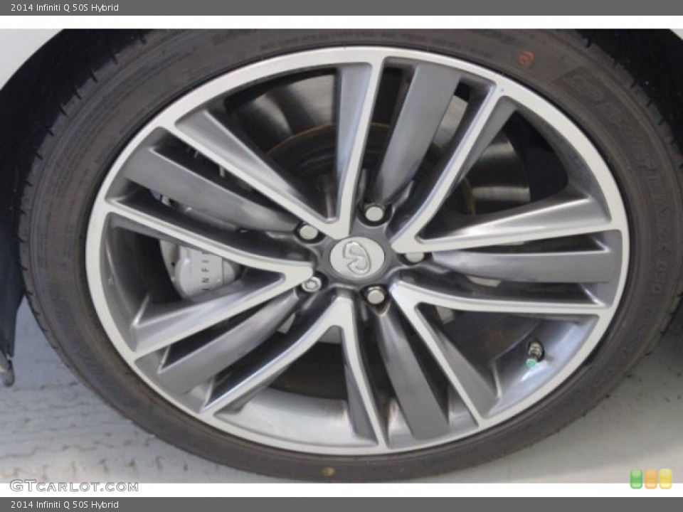 2014 Infiniti Q 50S Hybrid Wheel and Tire Photo #106546984