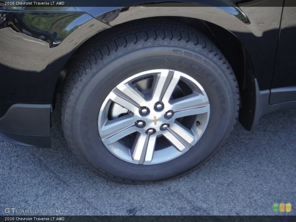 2016 Chevrolet Traverse LT AWD Wheel and Tire Photo #106554697