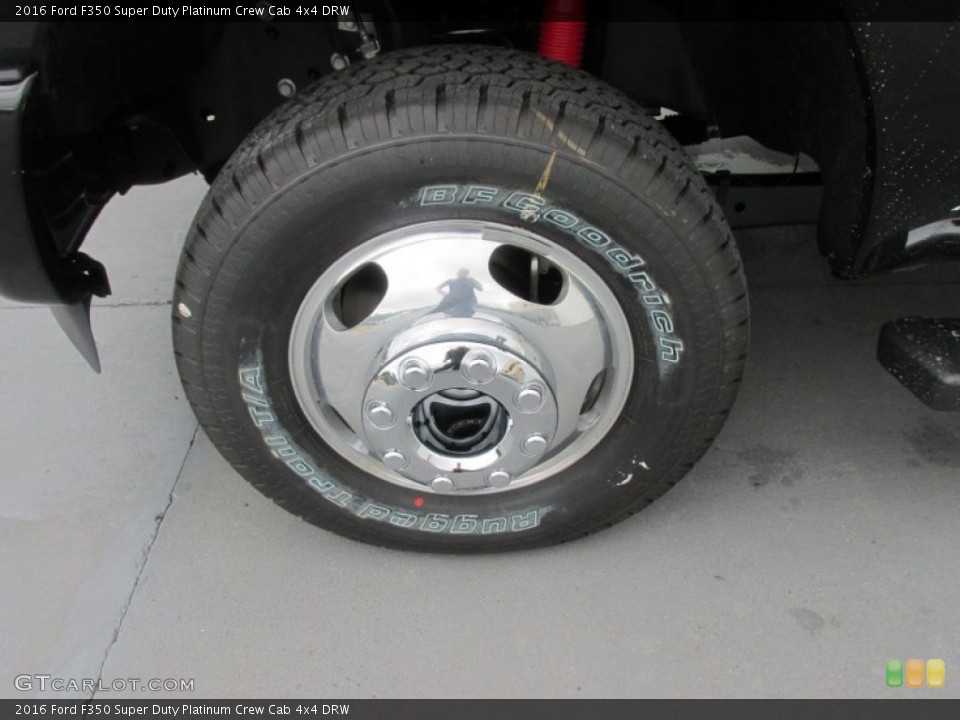 2016 Ford F350 Super Duty Platinum Crew Cab 4x4 DRW Wheel and Tire Photo #106559872