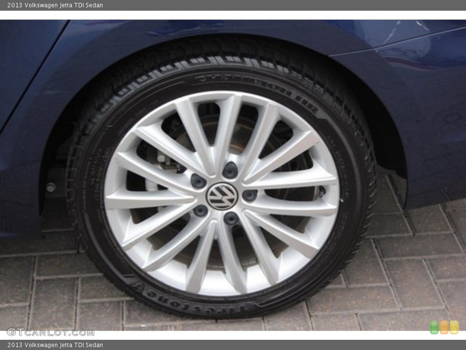 2013 Volkswagen Jetta TDI Sedan Wheel and Tire Photo #106576454