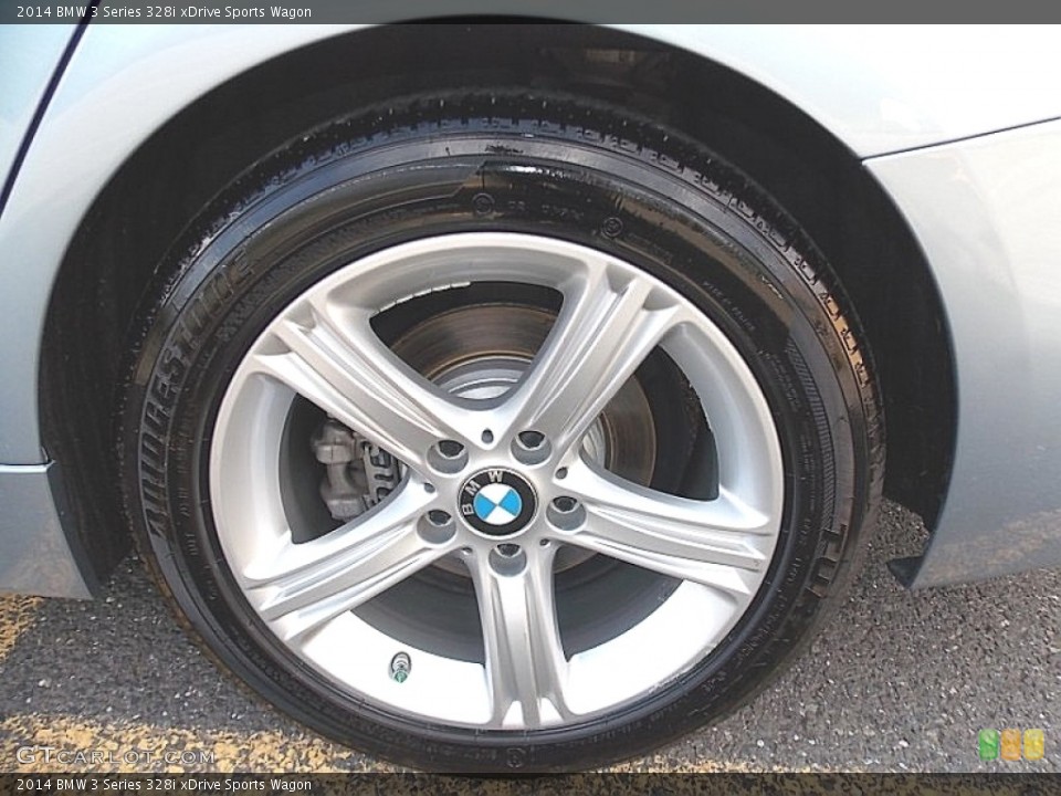 2014 BMW 3 Series 328i xDrive Sports Wagon Wheel and Tire Photo #106582796