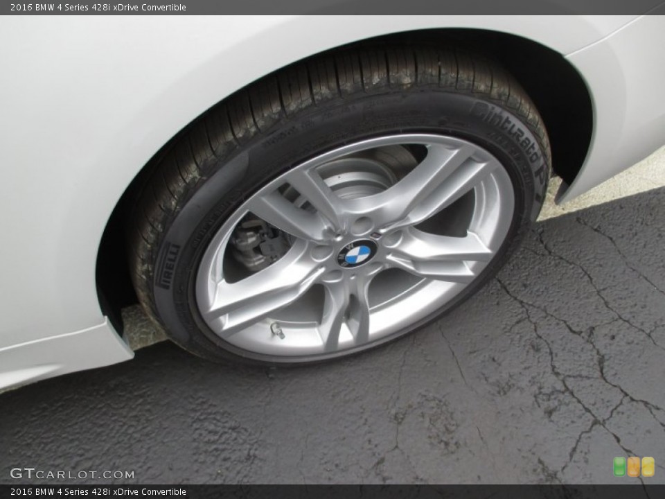 2016 BMW 4 Series 428i xDrive Convertible Wheel and Tire Photo #106625686