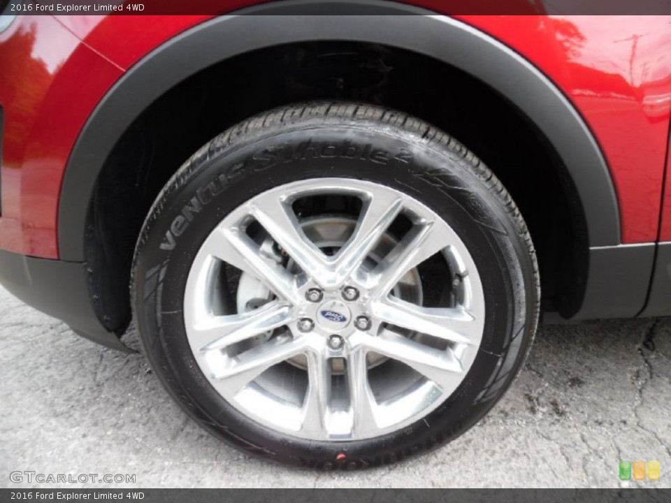 2016 Ford Explorer Limited 4WD Wheel and Tire Photo #106639609